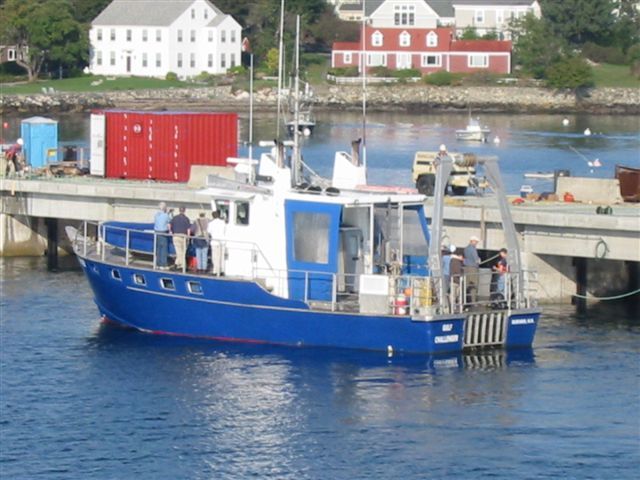 r/v gulf challenger docked  