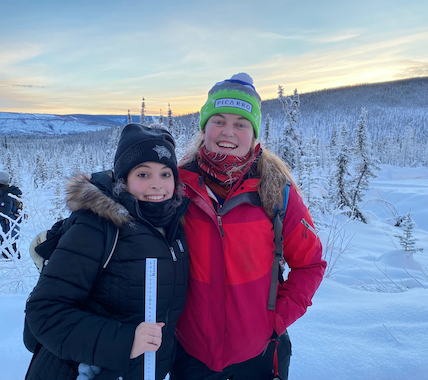 Arctic climate change and community collaboration students in Alaska