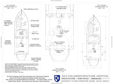 Gulf challenger deck plans drawing