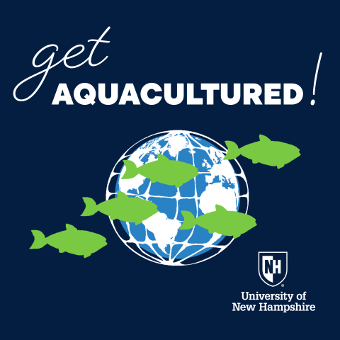 UNH Get Aquacultured! podcast logo.