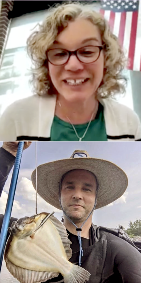 Headshots of two educators stacked.