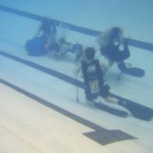 Diving students in the UNH pool - 2